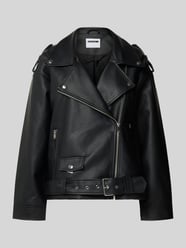 Bikerjack in leerlook, model 'PAULINA' van Noisy May - 20
