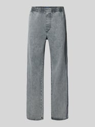 Straight Leg Jeans mit elastischem Bund Modell 'Soprano' von Hugo Blue Grau - 3