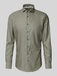 Slim fit zakelijk overhemd met haaikraag van Profuomo - 9