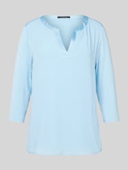 Bluse mit 3/4-Arm von comma Blau - 46