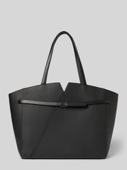 Torba shopper z naturalnej skóry bydlęcej Model 'BOSS REVERS SM TOTE' od BOSS - 48