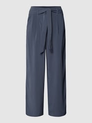 Stoffen broek met tailleband, model 'Andrea' van Saint Tropez Grijs - 18