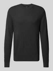 Gebreide pullover met ronde hals van ARMANI EXCHANGE Groen - 2