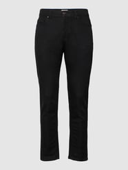 Tapered fit jeans met stretch, model 'DON' van MCNEAL Zwart - 14
