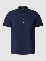 Koszulka polo PLUS SIZE z detalami z logo od Lauren Ralph Lauren Curve Niebieski - 36