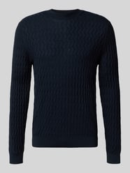 Wollen pullover met structuurmotief van ARMANI EXCHANGE - 8