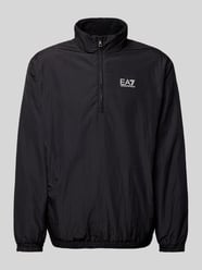 Sweatshirt mit Troyer-Kragen von EA7 Emporio Armani Schwarz - 27