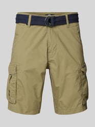 Bermudas mit Cargotaschen und Gürtel von Petrol - 47