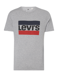 T-shirt met logoprint van Levi's® Grijs / zwart - 37