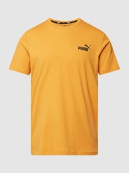 T-Shirt mit Label-Detail Modell 'Small Logo' von PUMA PERFORMANCE Orange - 38