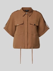 Overhemdblouse met blinde knoopsluiting van monari - 26