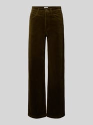 Wide leg corduroy broek van katoenmix van Marc O'Polo Denim - 21