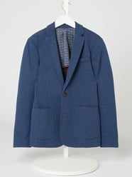 Regular fit 2-knoops colbert met katoen, model 'Simon' van Jack & Jones Blauw / turquoise - 10