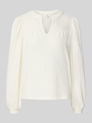 Relaxed Fit Blusenshirt mit Lochmuster Modell 'SANDRA' von Only - 1