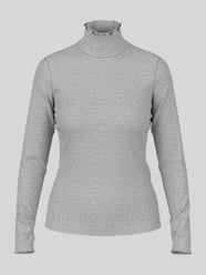 Slim Fit Langarmshirt mit Rüschenkragen von Marc Cain - 44