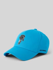 Basecap mit Label-Print von Karl Lagerfeld Blau - 18