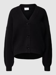 Cardigan mit Knopfleiste von comma Casual Identity Schwarz - 25