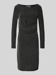 Knielanges Kleid mit Glitter-Effekt von Christian Berg Woman Selection Grau - 43