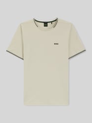 Regular Fit T-Shirt aus Baumwoll-Mix Modell 'TAUL' von BOSS Green Beige - 4