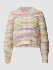 Gebreide pullover met streepmotief, model 'CARMA' van Only Beige - 36