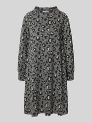 Knielange jerseyjurk in all-over look van MORE & MORE - 2