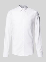 Slim Fit Freizeithemd mit Button-Down-Kragen Modell 'Oxford' von Lindbergh - 42