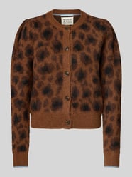 Gebreid jack met ronde hals en knoopsluiting van Scotch & Soda - 14