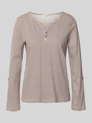 Regular Fit Langarmshirt aus reiner Baumwolle von Tom Tailor - 1