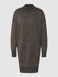 Kleid in Strick-Optik von edc By Esprit Grau / Schwarz - 2