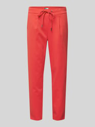 Tapered Fit Hose mit Bundfalten Modell 'RIZET' von B.Young Rot - 1