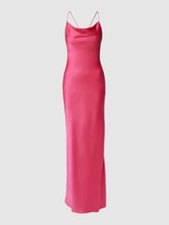Abendkleid mit Wasserfall-Ausschnitt von Unique Rosa - 7