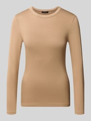Langarmshirt mit Rundhalsausschnitt Modell 'Sifa' von OPUS Beige - 6