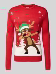 Slim Fit Pullover in Strick-Optik von Montego - 27