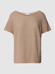 T-Shirt in Strick-Optik Modell 'BESS' von Cinque Beige - 28