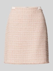 Minirock mit Strukturmuster Modell 'Vetona' von BOSS Pink - 27