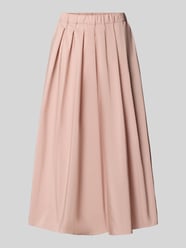 Ausgestellter Midi-Rock mit Taillengürtel von Weekend Max Mara Pink - 5