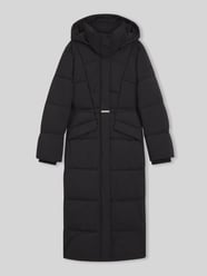 Regular fit gewatteerde lange jas met capuchon van BOSS - 35