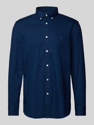 Regular Fit Freizeithemd mit Button-Down-Kragen von Tommy Hilfiger Blau - 43