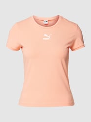T-shirt met labelprint van PUMA PERFORMANCE Oranje - 26