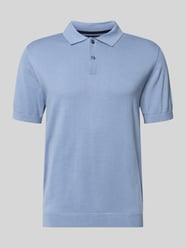 Regular Fit Poloshirt in Strick-Optik von Christian Berg Men - 1