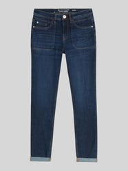 tapered fit jeans van katoenmix model 'MAYA' van Tom Tailor - 5