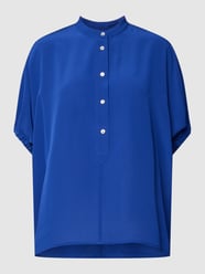 Bluse aus reiner Seide Modell 'Tabitha' von tonno & panna Blau - 46