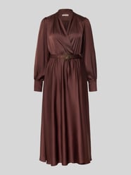 Cocktailkleid in Wickel-Optik mit V-Ausschnitt von Rinascimento - 44