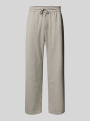 Straight leg sweatpants met tunnelkoord van REVIEW - 8