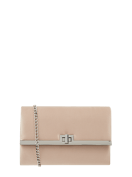 Box Clutch aus Satin mit Überschlag von Jake*s Cocktail Pink - 31