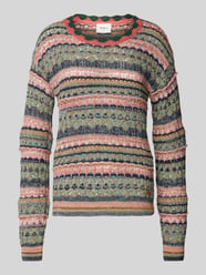 Strickpullover mit gerippten Abschlüssen Modell 'NADJA' von Pepe Jeans Weiß - 19