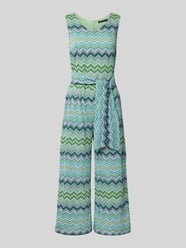 Jumpsuit mit Bindegürtel und V-Ausschnitt von Betty Barclay - 2