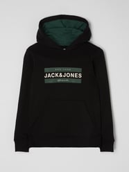 Hoodie met logoprint, model 'Friday'  van Jack & Jones Zwart - 40