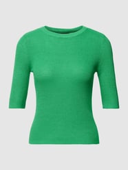 Strickshirt aus Viskose-Mix mit Rundhalsausschnitt von Vero Moda Grün - 41