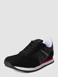 Sneakers met labeldetails van ARMANI EXCHANGE Grijs / zwart - 34